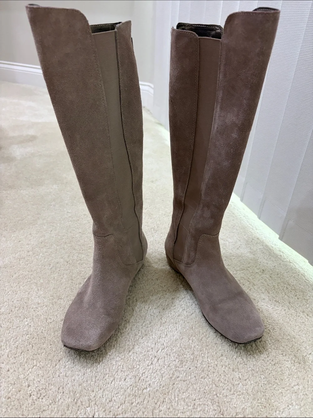 Kenneth Cole Reaction Over-the-Knee vintage Suede Boots in Taupe